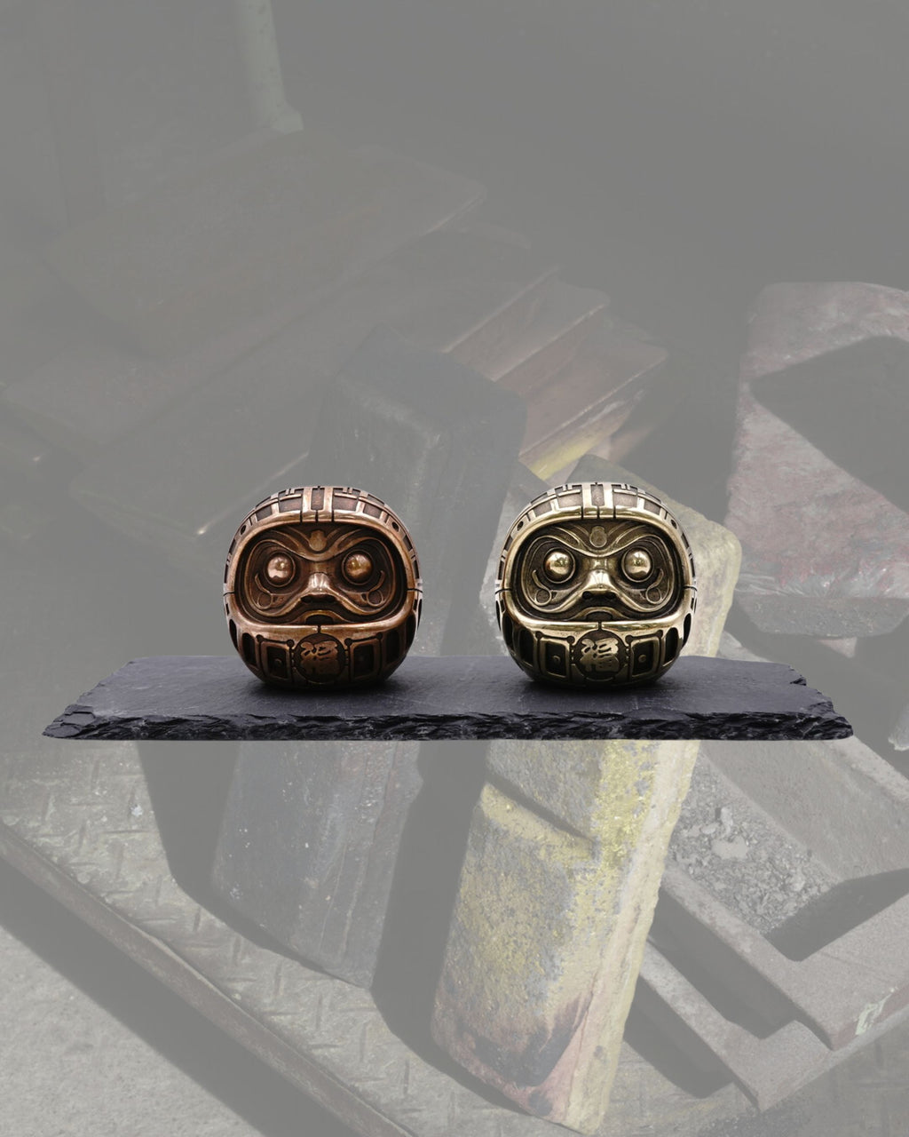 【日本職人手作】FUKKA 機械達摩・金屬鑄造線香座