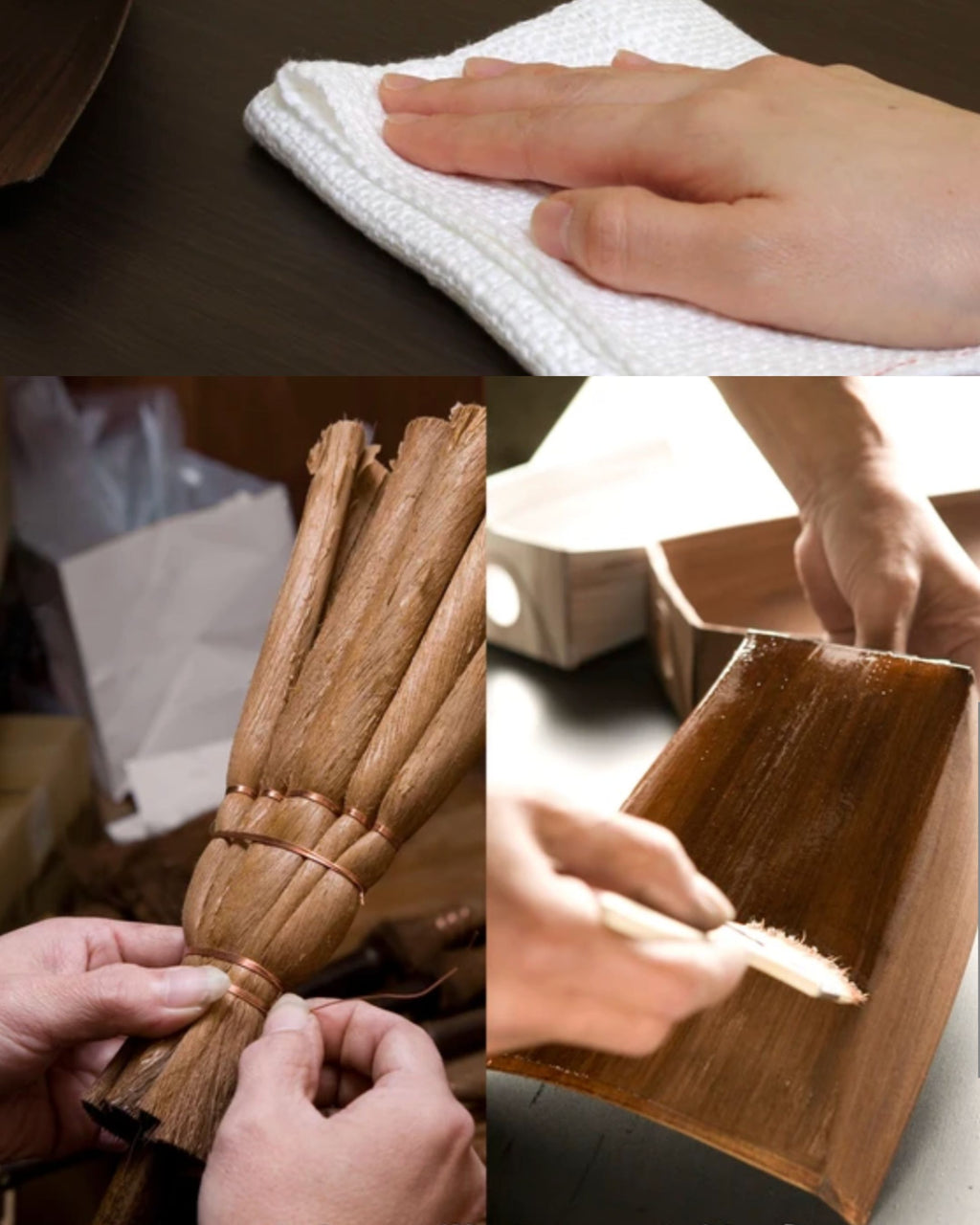 日本和歌山_紀麗 KIREI 棕櫚桌上掃除三件組