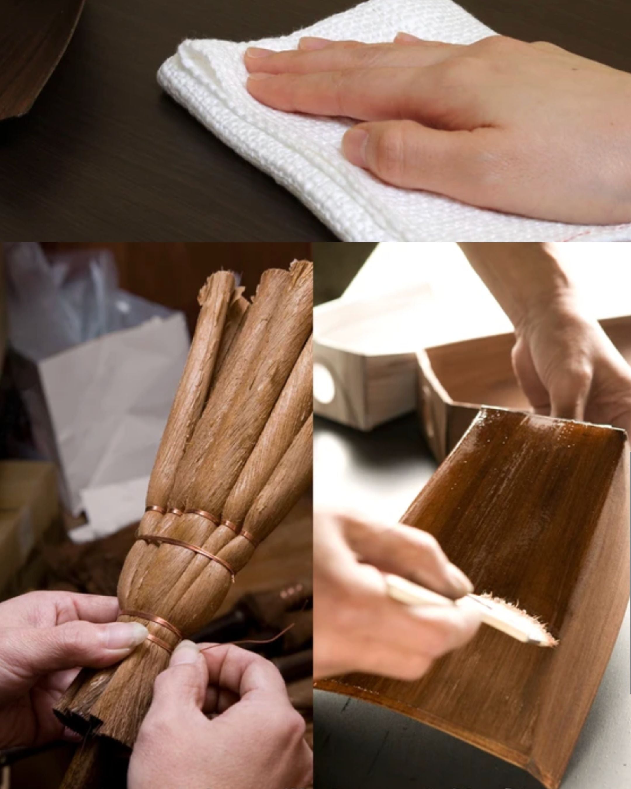 日本和歌山_紀麗 KIREI 棕櫚桌上掃除三件組