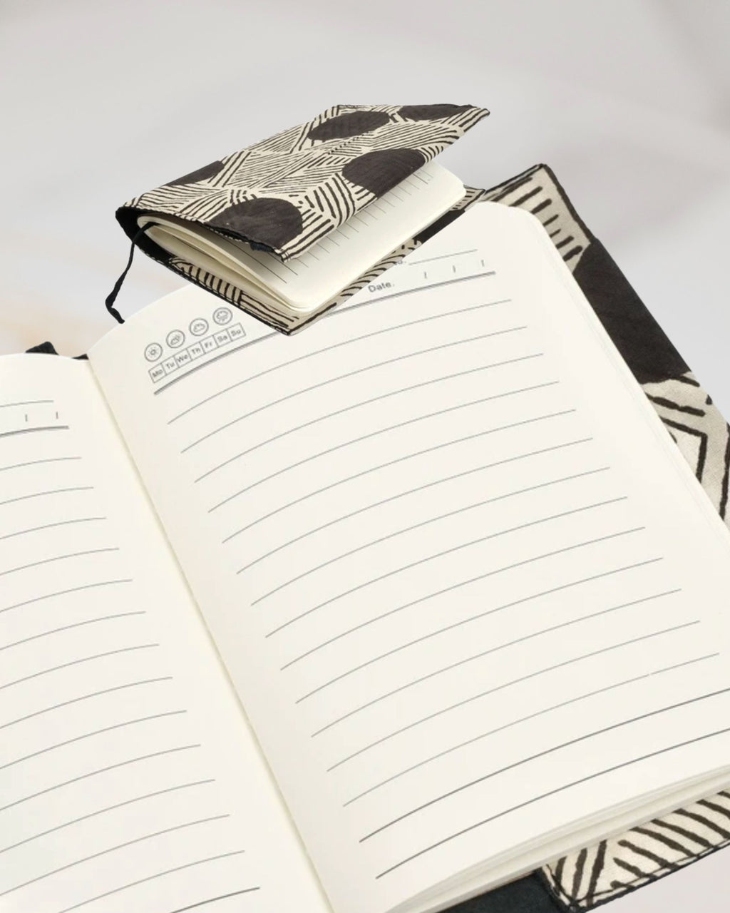 【印度職人手作】大地幾何・手感棉紙書衣 (附筆記本)