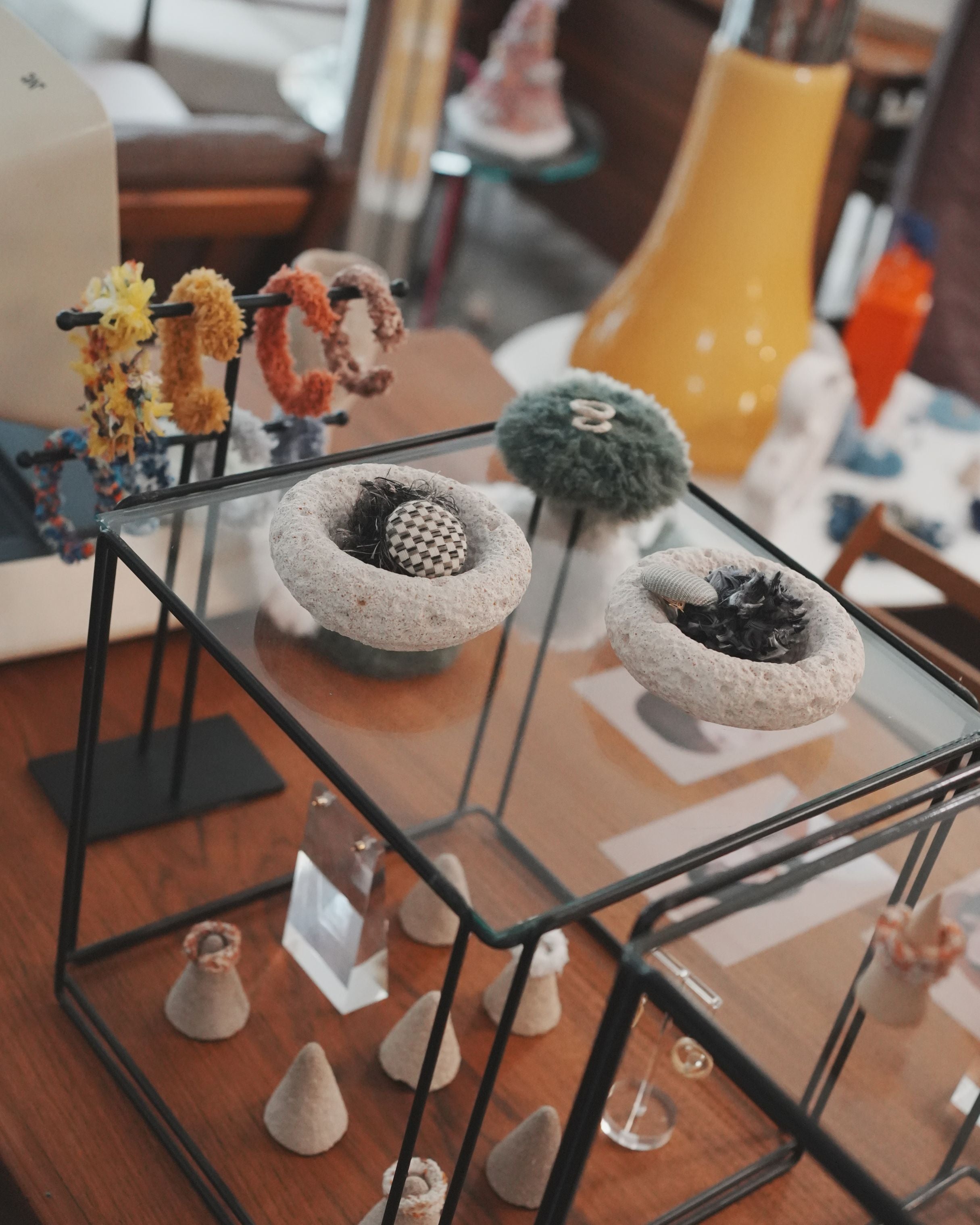 【無名屋】蛋殼多孔質地展示盤