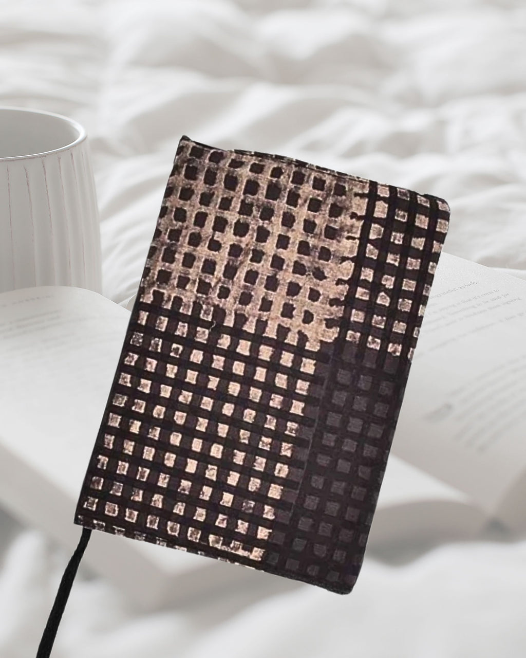 【印度職人手作】大地幾何・手感棉紙書衣 (附筆記本)