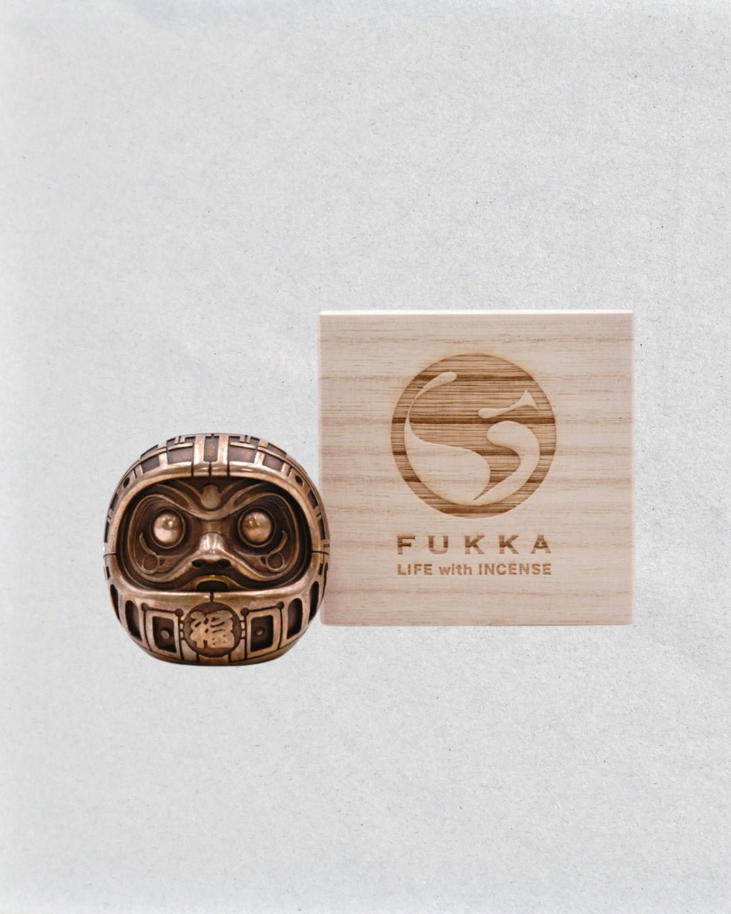 【日本職人手作】FUKKA 機械達摩・金屬鑄造線香座