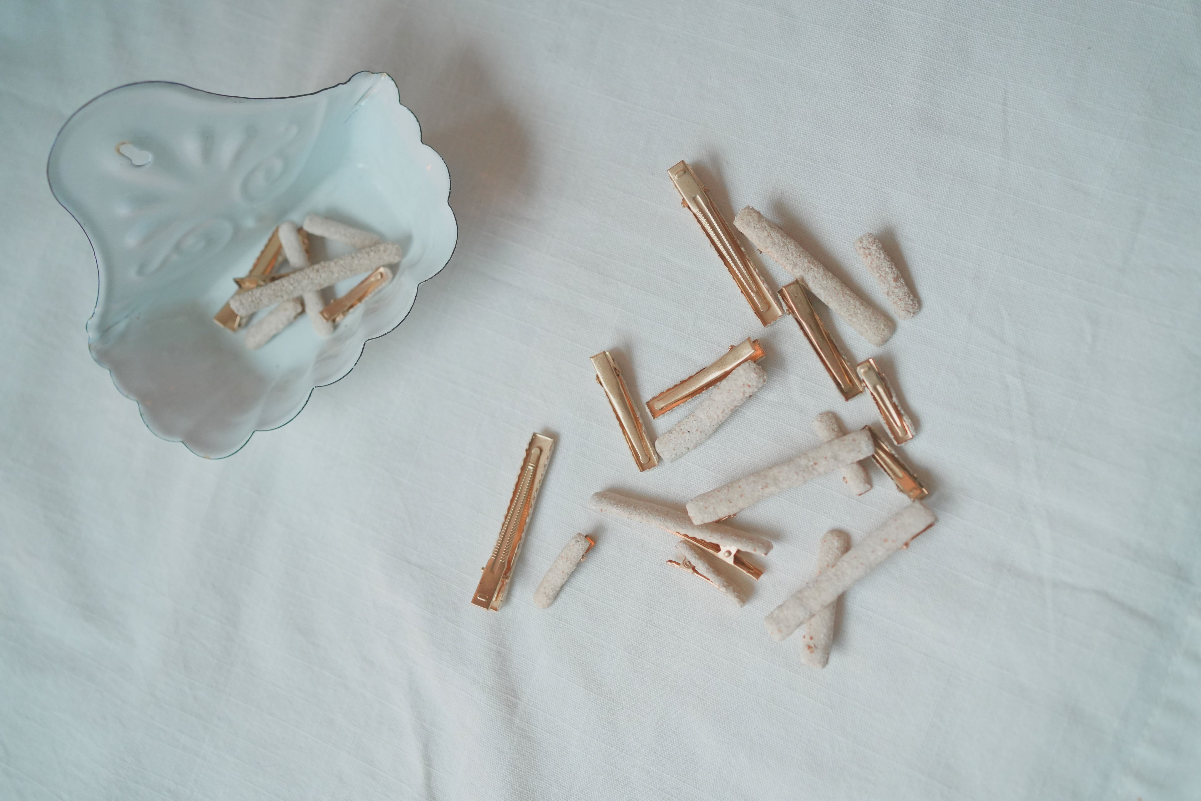 蛋殼_髮夾_淡淡夾