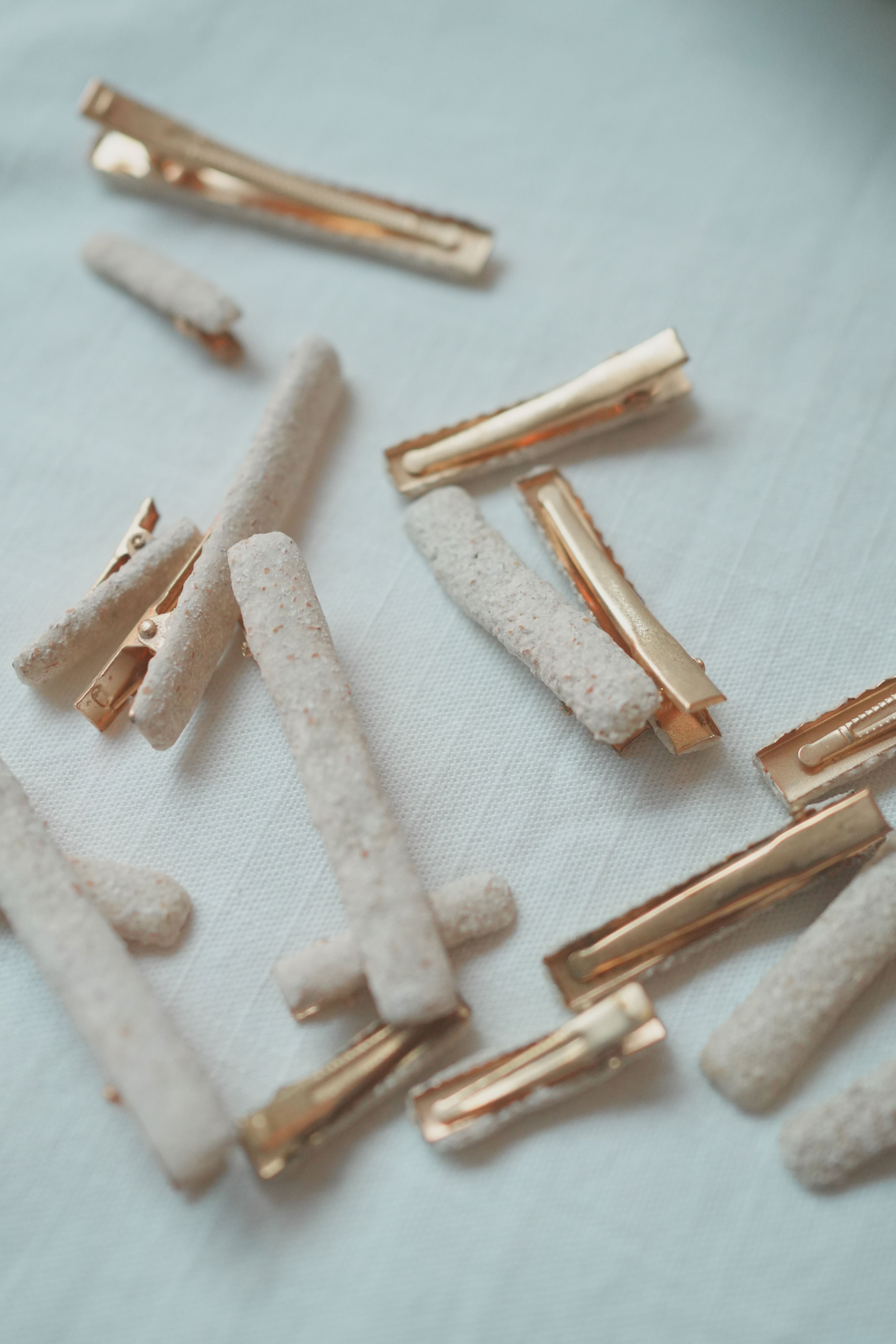 蛋殼_髮夾_淡淡夾