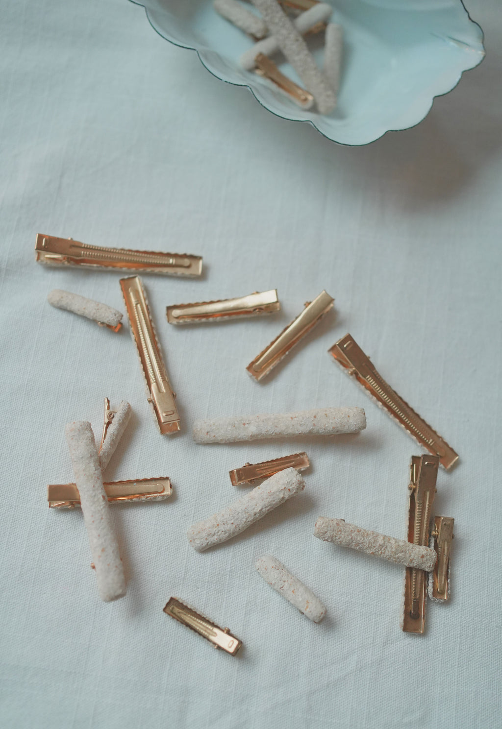 蛋殼_髮夾_淡淡夾