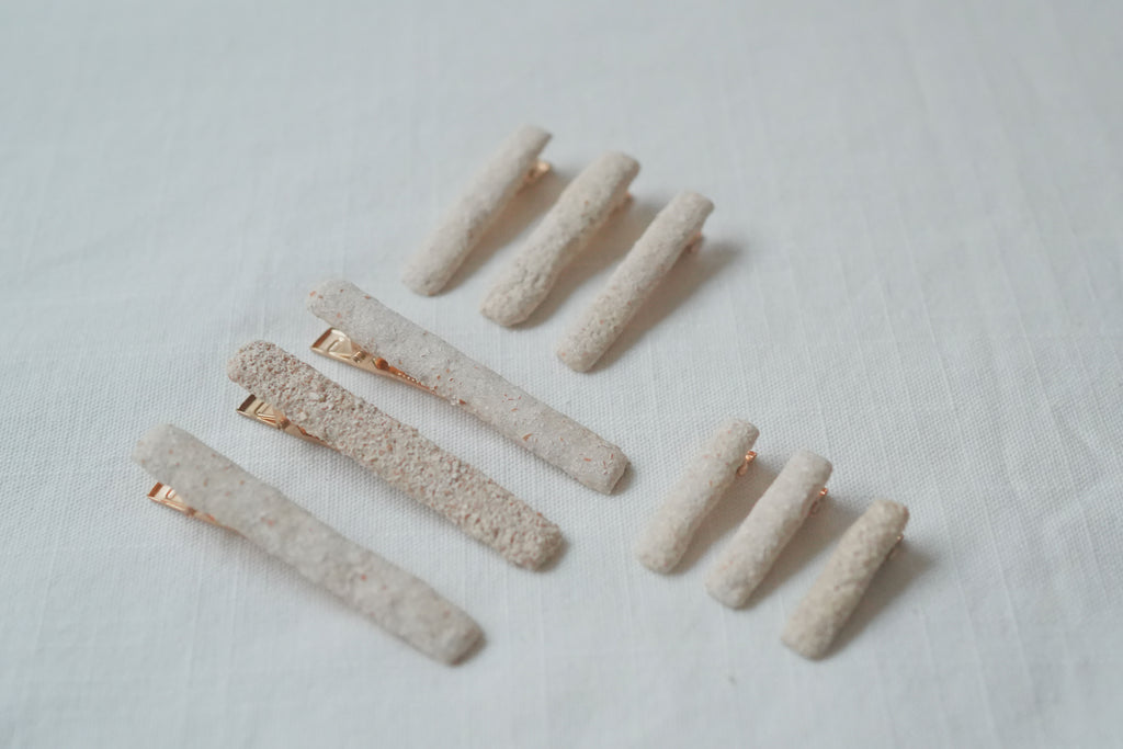 蛋殼_髮夾_淡淡夾