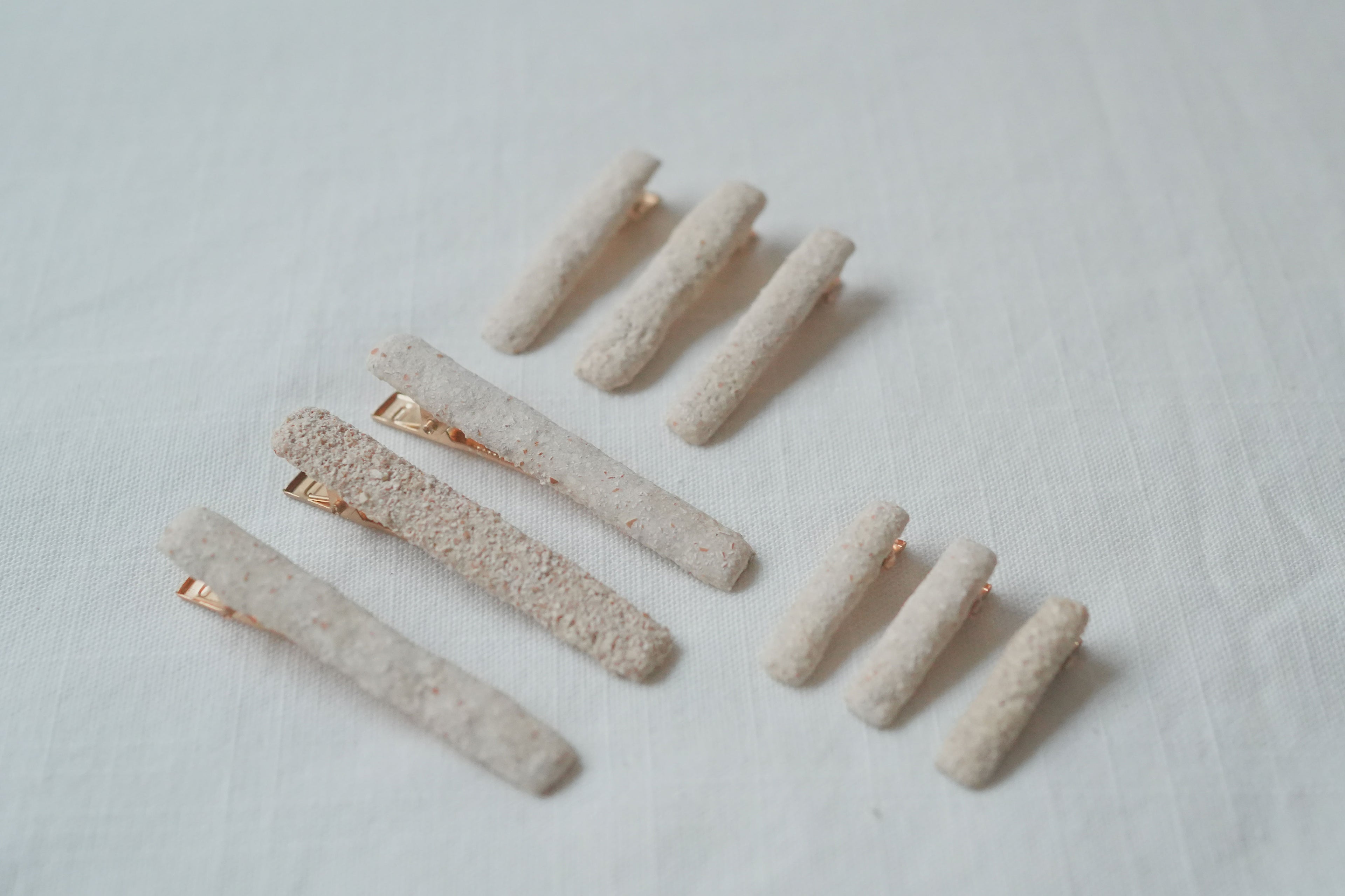 蛋殼_髮夾_淡淡夾