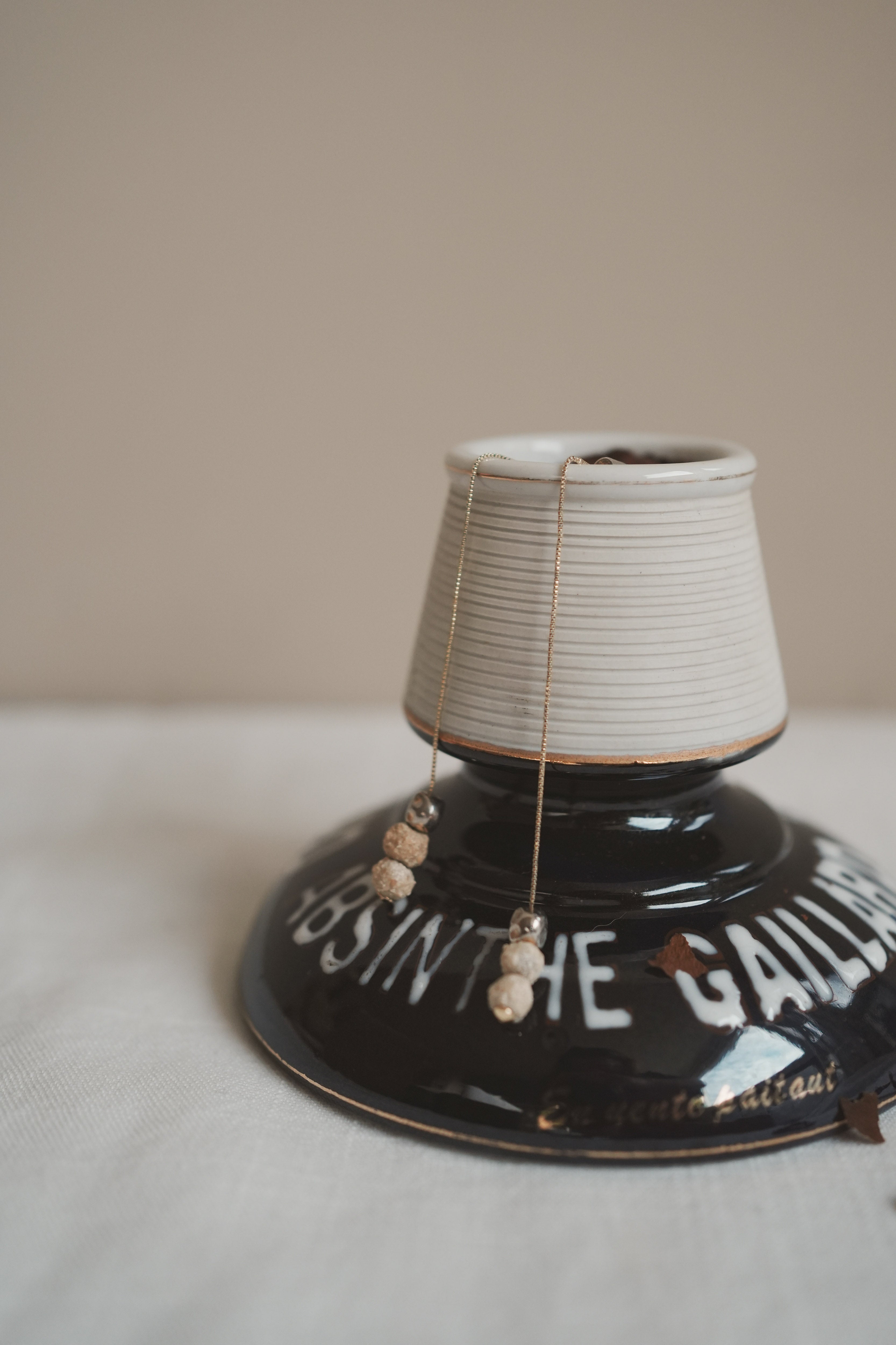 古董_蠟燭架_蛋形裝飾品