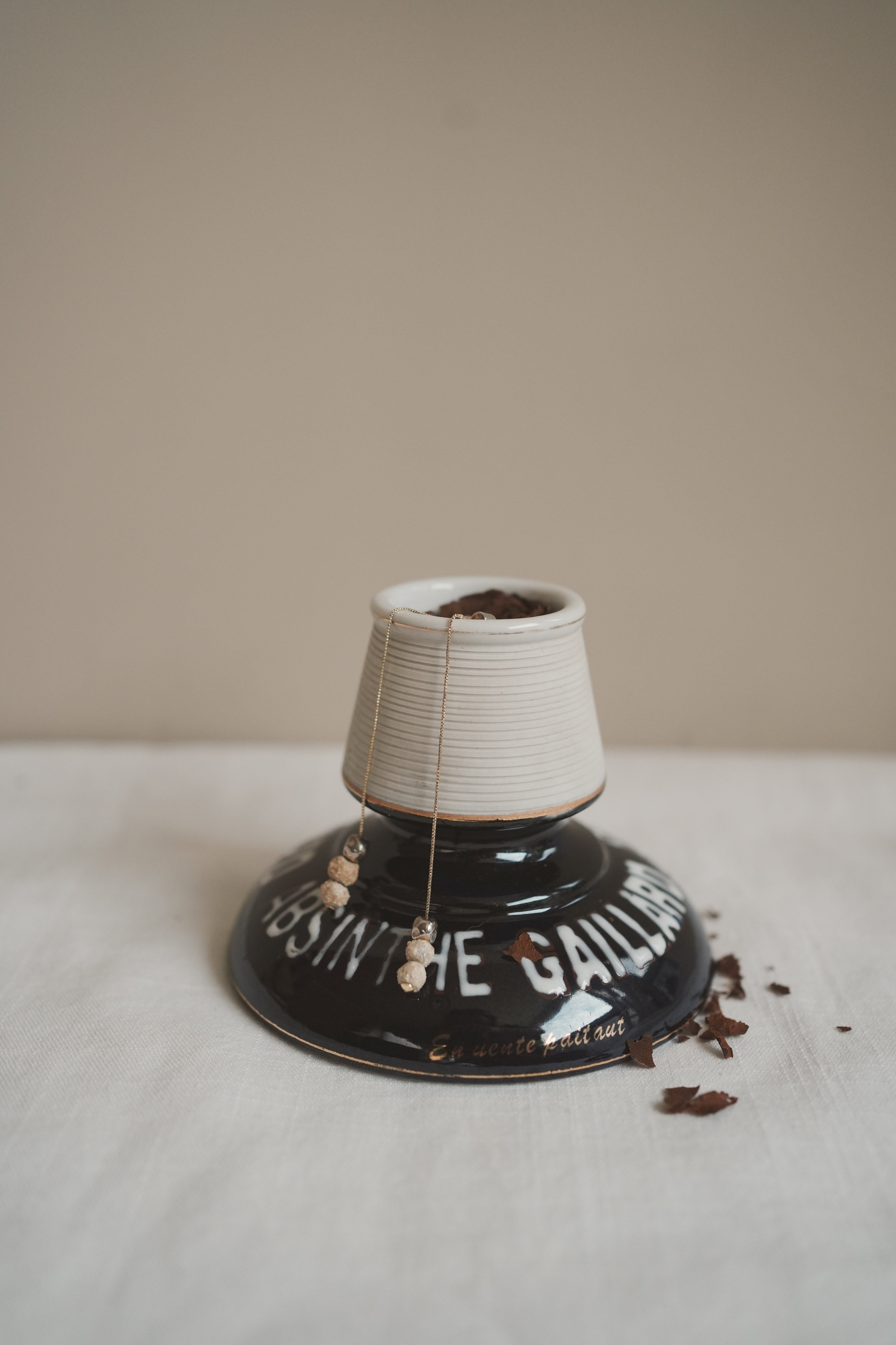 蛋殼_飾品_靈魂的脈動．串珠長耳線