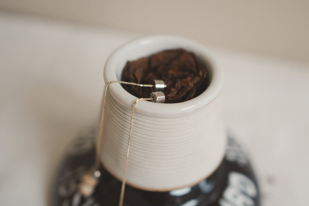 蛋殼_飾品_靈魂的脈動．串珠長耳線