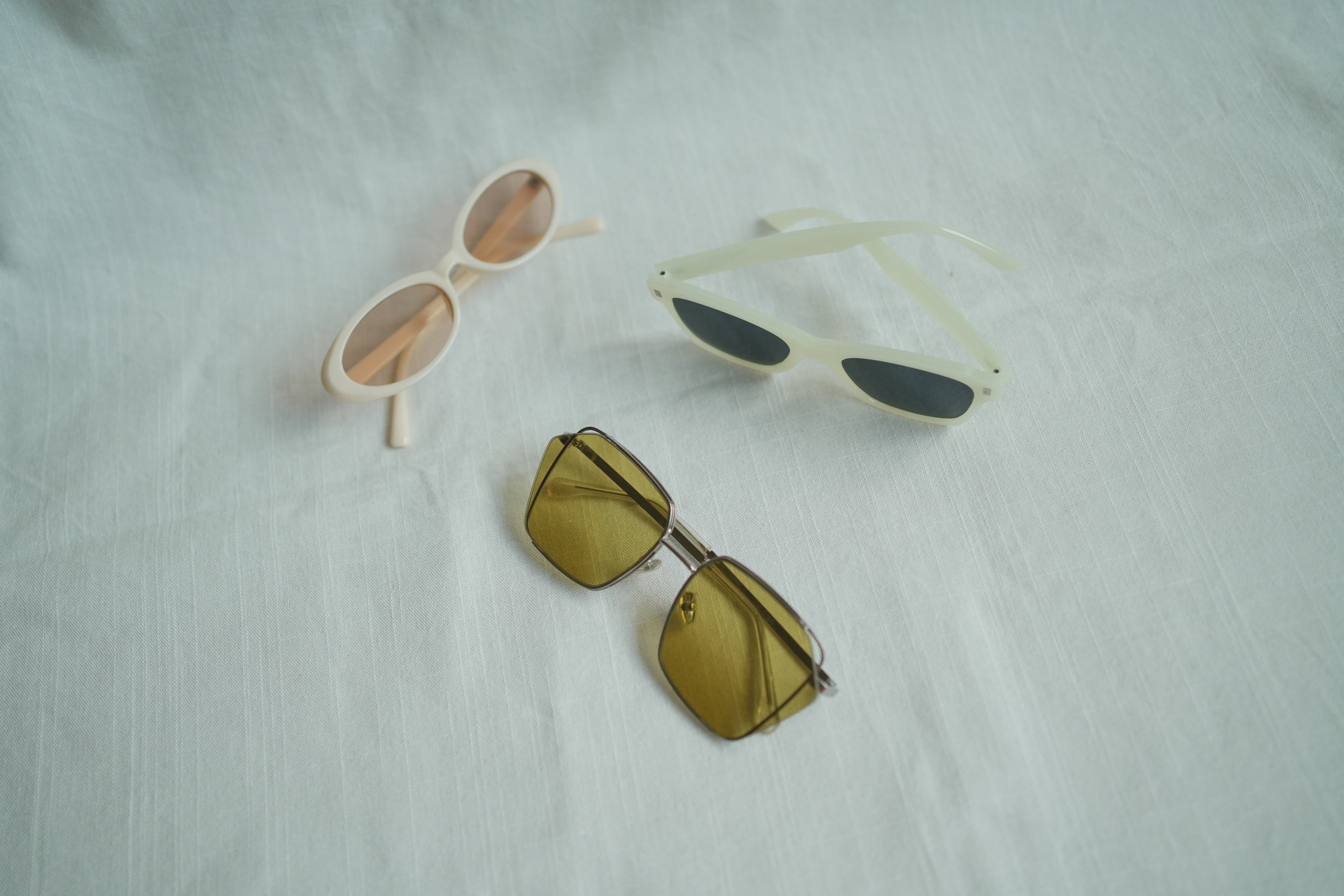 古著太陽眼鏡_螢光綠