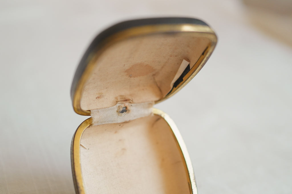 古董＿皮件旅行機械鬧鐘