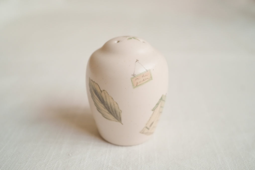 古董_泰國製陶瓷手繪胡椒鹽罐