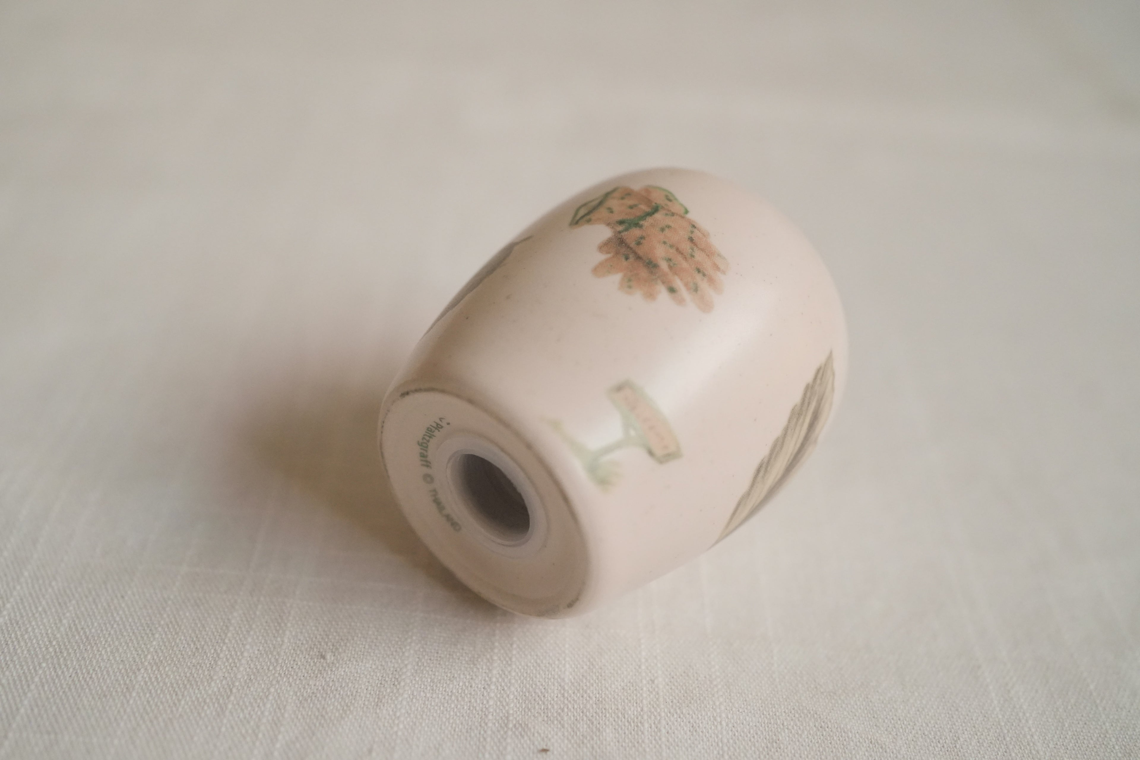 古董_泰國製陶瓷手繪胡椒鹽罐