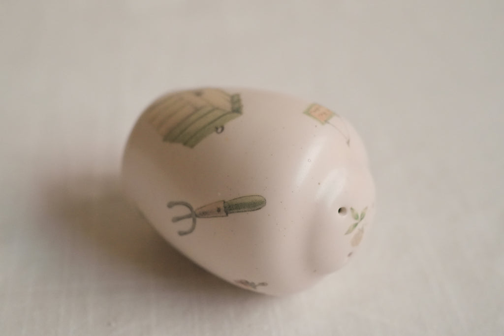 古董_泰國製陶瓷手繪胡椒鹽罐