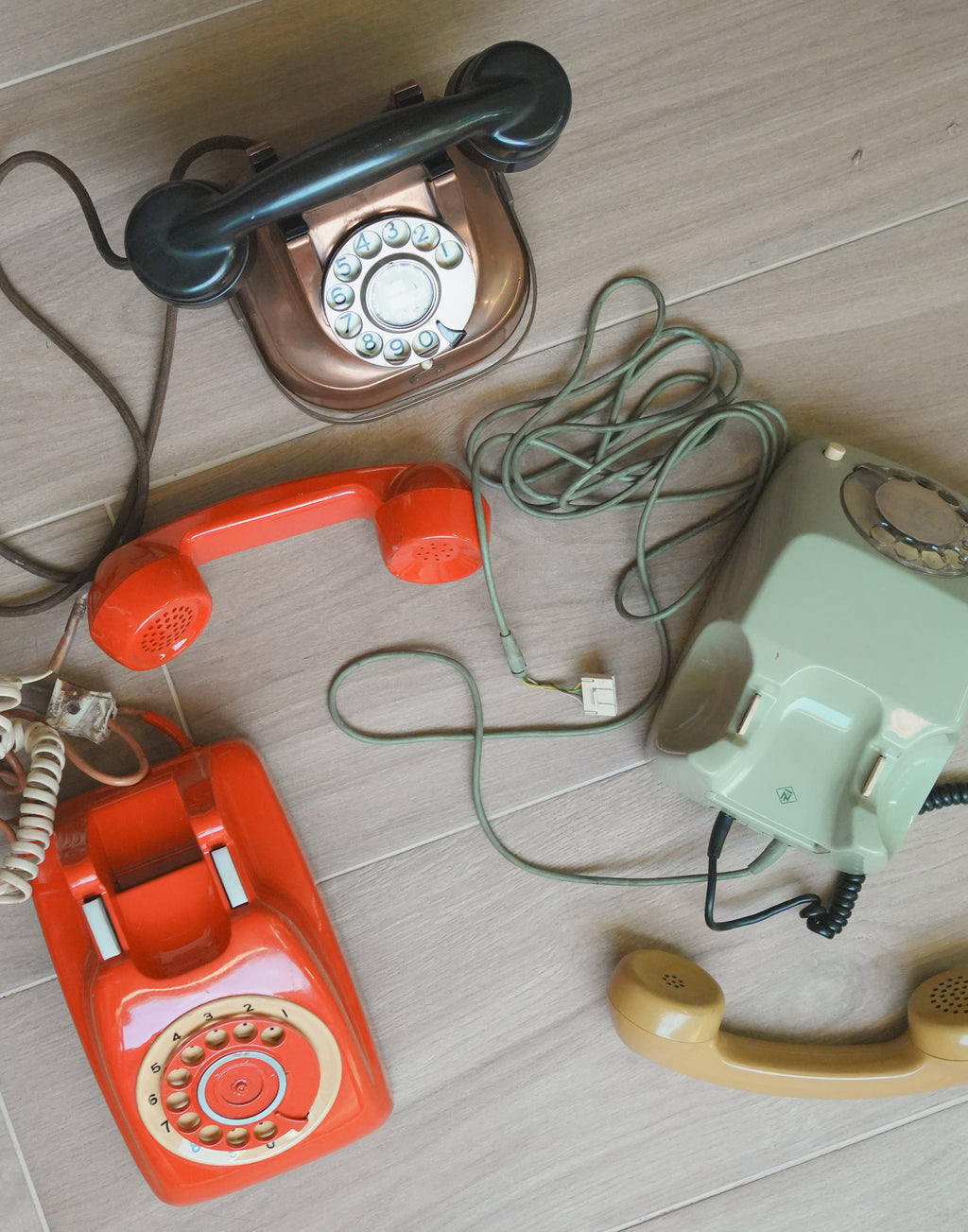 古董_東德普普風：RFT W66 太空橘機械電話