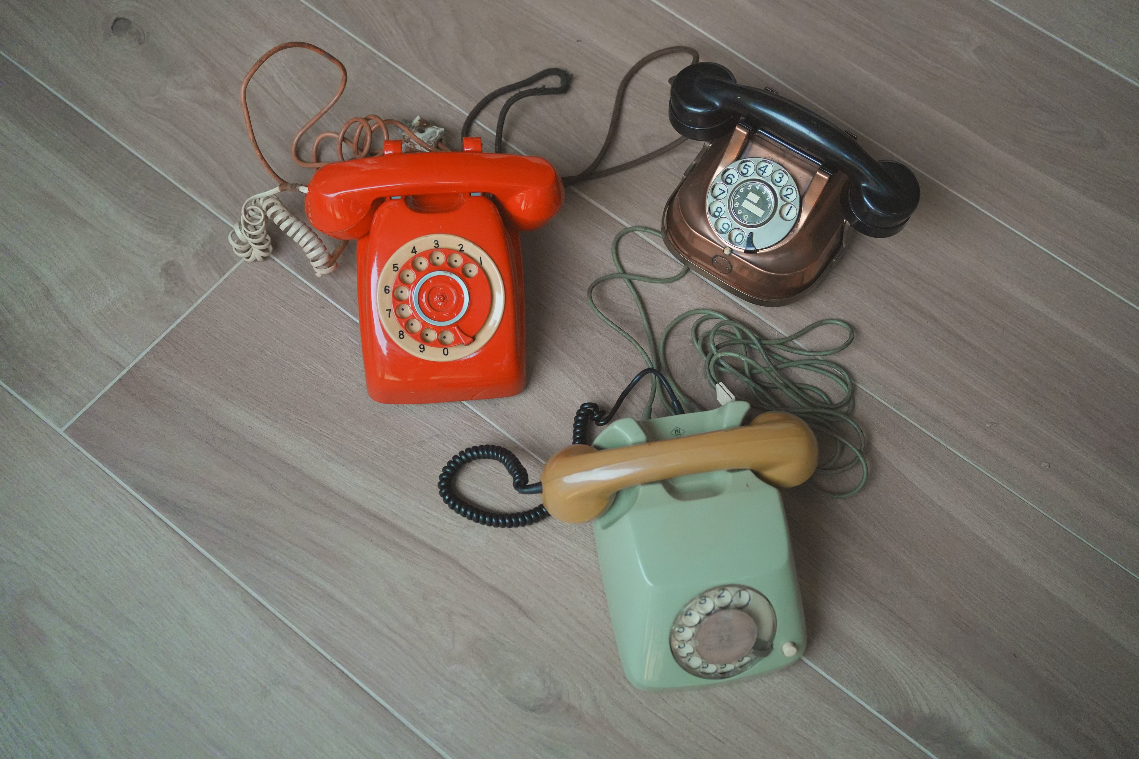 古董_東德普普風：RFT W66 太空橘機械電話