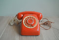 古董_東德普普風：RFT W66 太空橘機械電話
