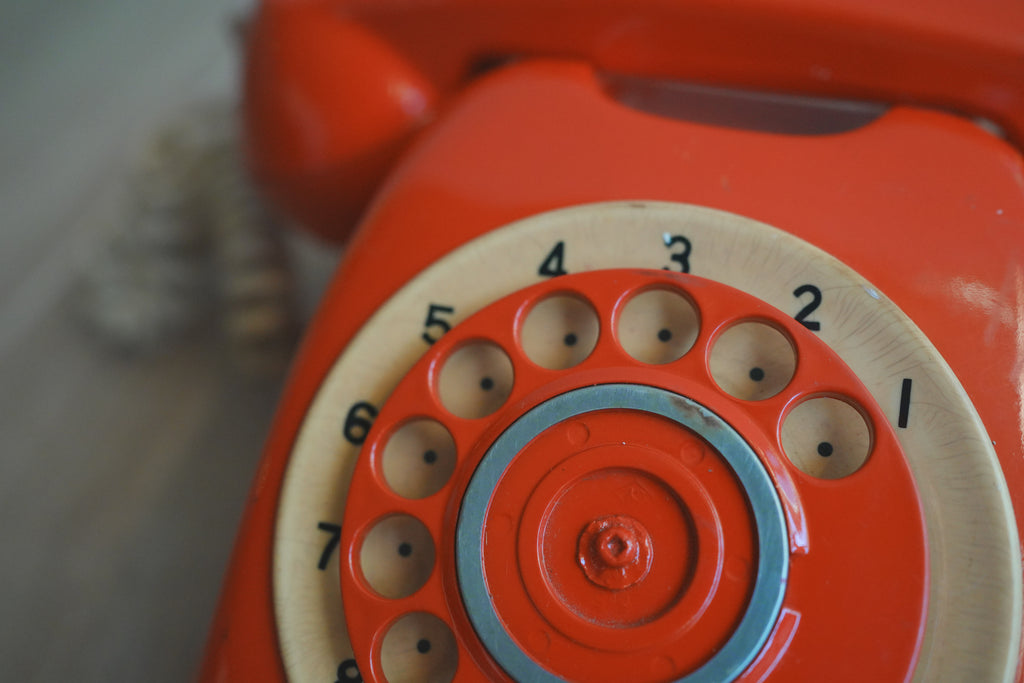 古董_東德普普風：RFT W66 太空橘機械電話