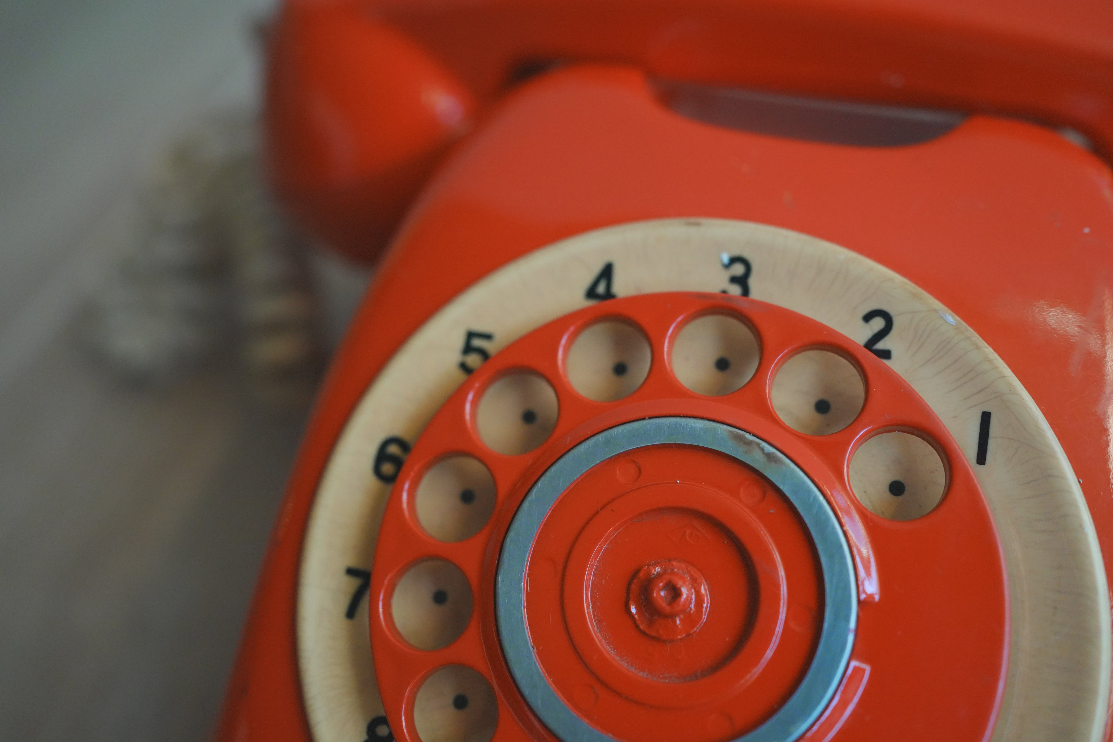 古董_東德普普風：RFT W66 太空橘機械電話