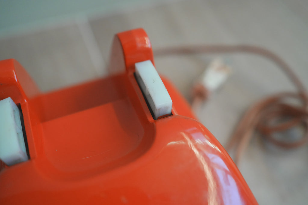 古董_東德普普風：RFT W66 太空橘機械電話