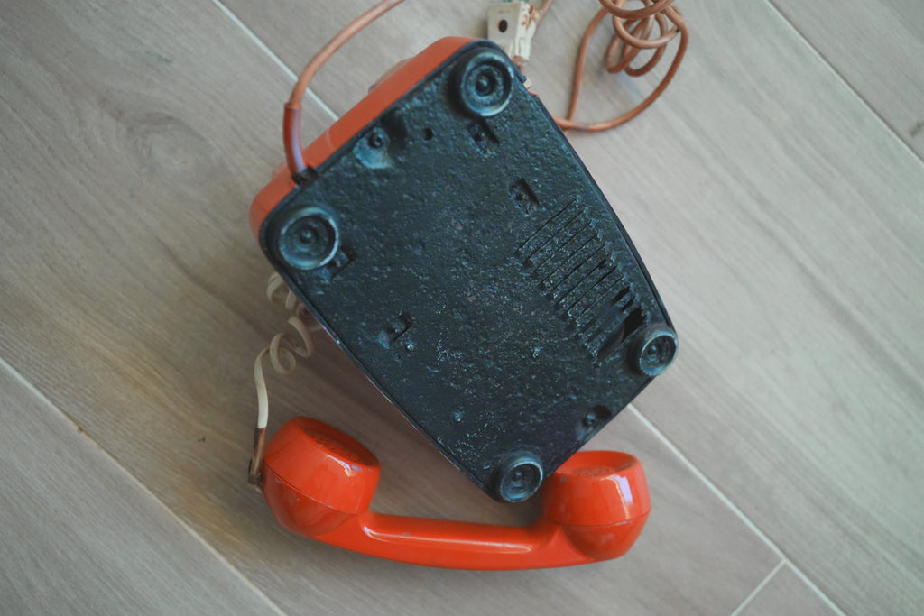 古董_東德普普風：RFT W66 太空橘機械電話